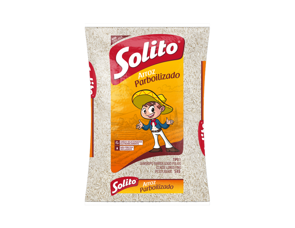 ARROZ PARBOILIZADO TIPO 1 SOLITO 5 KG (FDO 6 PCT)